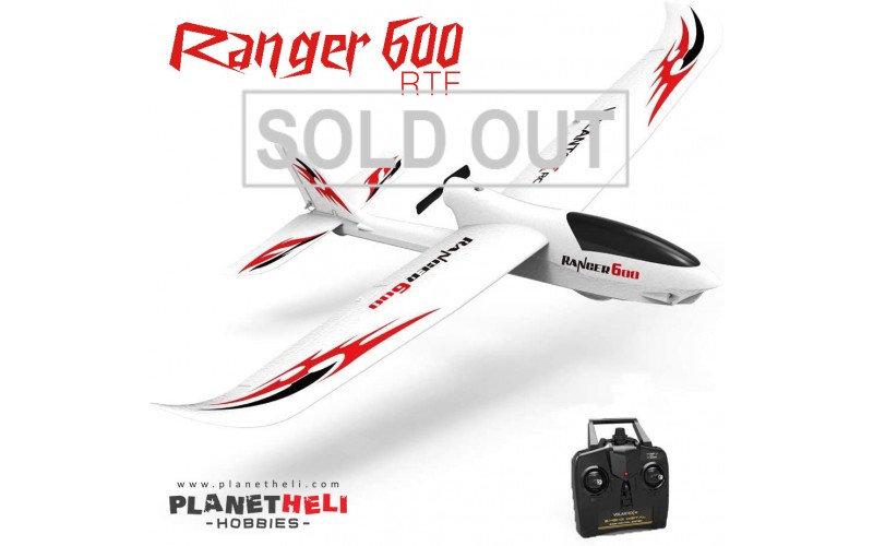 Volantex RC Plane Ranger 600 – 600mm pusher glider with Gyro RTF